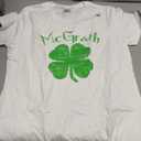 Vintage McGrath Irish Shamrock T Shirt St Patty's Day, Size L