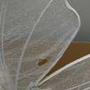 Wedding Butterfly LED Floor Lamp: Hanging Butterfly White Color Ceiling Light - Romantic Wedding Decoration Lights Fixture - Adjustable Height Creative Props (1, 60 CM/23.6 in)