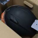 TRIANGLE Modular Motorcycle Helmets for Men Flip Up Full Face Helmet Dual Visor with Internal Sunshield DOT Approved (Large, Matte Black)