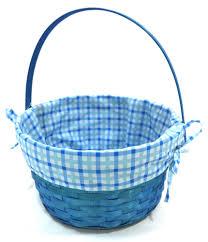 HH 10IN 8,5IN 7IN LINED BAMBOO BASKET BLUE 3 Pack