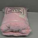 Pink Soccer Blanket for Girls 50 x 60 Inch Glow in The Dark Fun Throw Blanket Football Stuff Team Gifts for Soccer Lovers Players Halloween Christmas Thanksgiving Gift