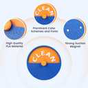 3 x Dishwasher Clean Dirty Sign,Dishwasher Magnet Clean Dirty Sign,Strong-Magnet Non-Scratch Clean-Dirty-Magnets for Dishwashers,Rotary Button,Easy to Read & Slide,Kitchen Decor