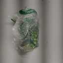 Green Leaf Shower Curtain Hooks,12Pcs Cute Plant Leaves Metal Rustproof Shower Curtain Rings,Spring Green Tree Floral Forest Nature Themed Home Bathroom Decor