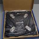 Etekcity Smart Scale for Body Weight, FSA&HSA Eligible, Bathroom Digital Weighing Scale with BMI, Body Fat, Muscle Mass, Accurate Bluetooth Home User Health Equipment Sync Apps, LED, Tempered glass (11 x 11 inches, Black)