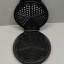 Mueller Heart 5 Waffle Maker, Norwegian Waffle Iron, Adjustable Browning Control & Nonstick, Cool Touch Handle, Easy to Clean, Small Kitchen Appliances
