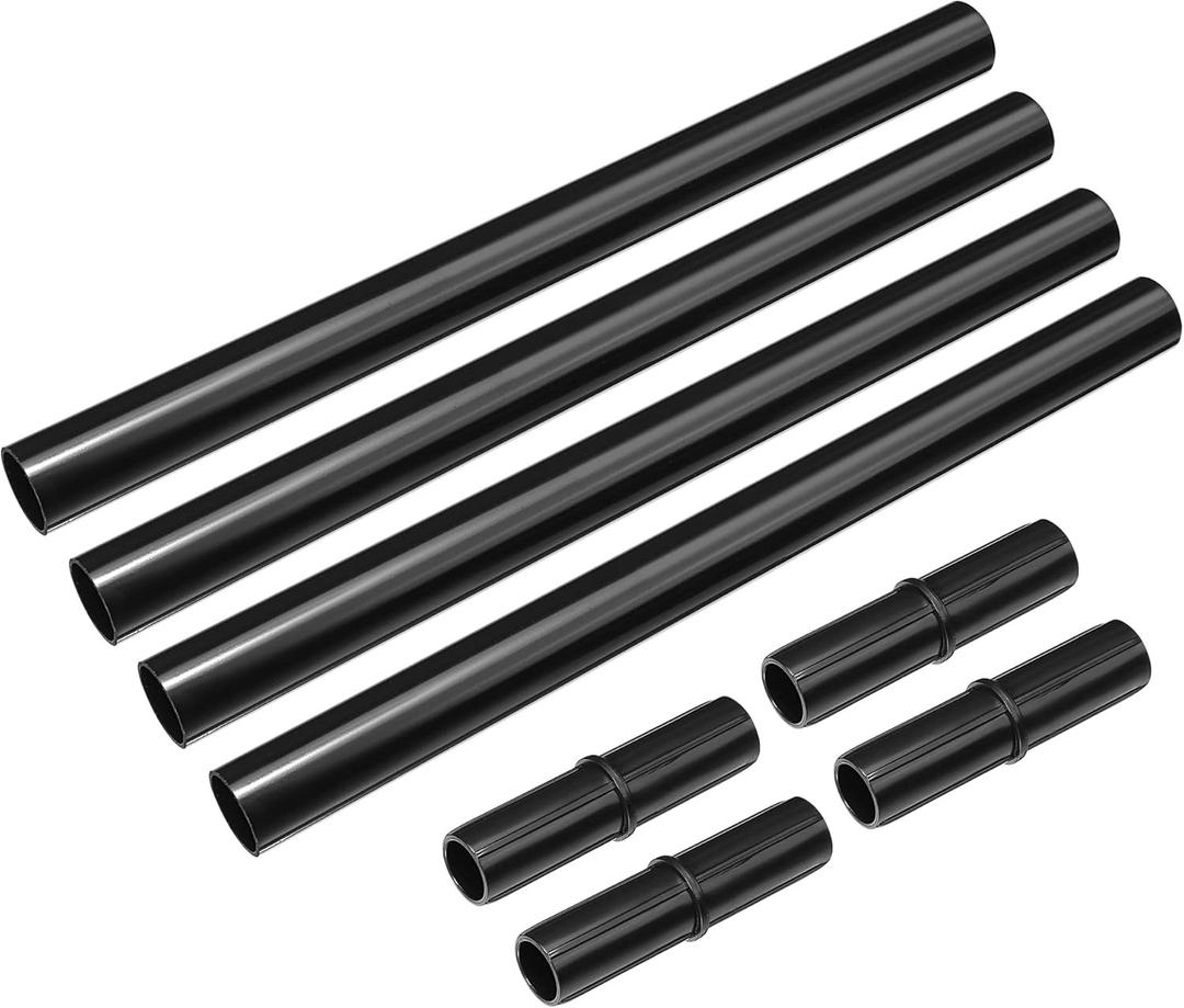 MECCANIXITY Solar Torch Light Extension Pole and Joint Kit 12 Inch Landscape Light Replacement Connector for Garden Pathway Lighting, 4 Set
