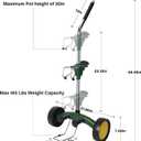 Plant Caddy Plant Dolly with Wheels Heavy Duty,Adjustable Grabbing Arm Plant Rollers for Outdoor Plants,Fits Pots from 8" to 30" High & Max 165 Lbs Weight Capacity