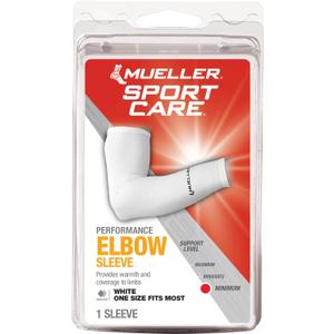 MUELLER Sports Medicine Performance Sleeve, For Men and Women (One Size, White)