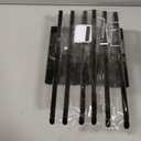 6 x Heavy-Duty Magnetic Paper Towel Holder for Fridge, Fits Jumbo Rolls, Black, 12.4 inches