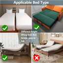 Split King Gap Filler for Adjustable Bed, Bed Bridge Twin to King Bed Converter Kit, Mattress Connector Combine Twin Beds to King with Washable Cover for Stayover, Family Room(75in10in)