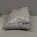 4 Piece Breathable 100% Cotton Jersey Knit Bed Sheet Set, Includes Flat and Fitted Sheets, Pillowcase, Stretchy, Full, Light Gray, Solid
