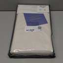 100% Blackout Shield Linen Blackout Curtains for Bedroom 84 Inches Long, Back Tab/Rod Pocket Living Room Drapes, Thermal Insulated Blackout Curtains 2 Panels Set, 50" W x 84" L, Cream