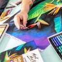 Mont Marte Extra Soft Oil Pastels 26pc, Assorted Bright Colors, Vibrant and Buttery, Versatile Art Pastels for Blending, Layering & Shading, Ideal for Art, Craft, Coloring and Sketching