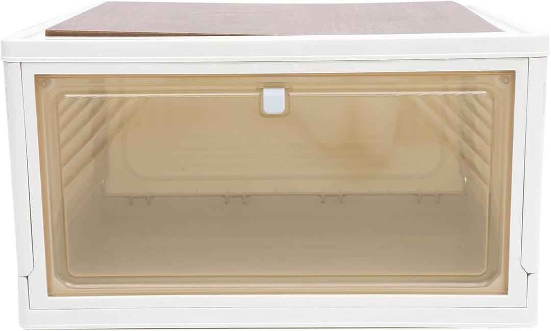 Alipis Storage Bins Plastic Containers Plastic Bins for Storage Plastic Storage Containers with Lids Clothes Container Camping Storage Bin Lidded Storage Bin Pants Foldable Wood