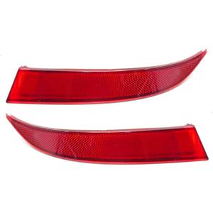 Zreneyfex Left and Right Rear Bumper Reflector Replacement for BMW X5 2010 2011 2012 2013 63147240997 63147240998 Rear Light Reflectors Passenger Side Rear