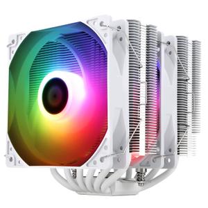 Thermalright Peerless Assassin 120 SE ARGB White CPU Air Cooler, 6 Heat Pipes Cooler, Dual 120mm C12CW-S PWM Fan, Aluminium Heatsink Cover, AGHP Technology, for AMD AM4 AM5/Intel 1700/1150/1151/1851