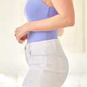 Royalty For Me Women's Women's Curvy High Rise Cuffwomen's Curvy High Rise Cuffed Shorted Short (Size 10, White)