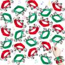 24 Pcs Band Wrist Bells,Adjustable Musical Hand Ankle Bells,Wrist Shaking Jingle Bells for Birthday Gift,Christmas Party Favors