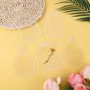 9 x 20pcs Transparent Dried Flower Bookmark, Botanical Specimen Clear Bookmark Beautiful Flower Page Pressed Clips Crafts for Reading Scrapbook DIY (Style C)