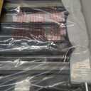 34" Extra Tall Baby Gate for Stairs, Auto Close Stroller Friendly Dog Gate Indoor for Doorways, Pressure Mounted 29"-45" Wide Baby Gate, Easy Walk Through Gate for Children & Pets, Black