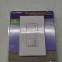 Lutron Maestro Motion Sensor Light Switch w/ Wallplate for Bathroom, Garage, Laundry Room, Any Bulbs, Occupancy Vacancy Sensor, Single-Pole, MS-OPS2HW-WH, White (1 Pack)