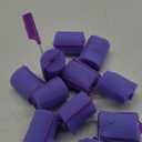 Syhood 12 Pcs Jumbo Foam Sponge Hair Rollers 1.89 Inch Soft Sleeping Curlers Flexible Large Foam Rollers and Rat Tail Comb for Hair Styling(Purple)
