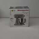 KitchenAid Artisan Series 5 Quart Tilt Head Stand Mixer with Pouring Shield KSM150PS, Contour Silver