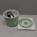 Zelarca Hot Pot Electric, 1L Mini Ramen Cooker, 450W Rapid Noodles Cooker, Multifunctional Electric Pot for Cooking Pasta, Soup, Portable Pots with Over-Heating Protection for Dorm, Office, Travel (Green)