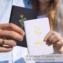 2 x XKDOUS 2 Pcs Wedding Vow Books for Her & Him Vows Book with Gold Foil Lettering, Lined Pages, Vow Starter Cards, His & Hers Writing Notebook for Wedding Day Ceremony Vows (Black+White)