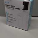 Mini Hot and Iced Coffee Maker Single Serve, for K Cup and Ground, 6 to 14 Oz Brew Sizes, with Recipe Book, for Home, Travel, RV, Office and Dorm, Classic Black (2.0 Version)