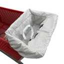 Portable Shopping Cart Cover, High Chair and Grocery Cart Covers for Babies, Kids, Infants & Toddlers, Attached Carry Bag (Gray Chevron)