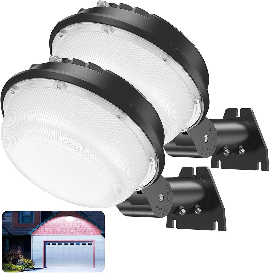 150W LED Barn Light 21000LM Yard Area Light Dusk to Dawn Outdoor Lighting with Photocell 5000K Daylight IP65 Waterproof LED Flood Security Parking Lot Lights for Street Farmhouse Garage, 2 Pack