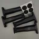 4PC Bed Frame Support Legs Stabilizer Replacement Universal Slat Reinforcement 5.9-11 inch Black