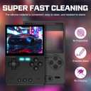 Silicone Case for Trimui Brick, Anti-Slip, Shock Proof, Soft Protective Case for Trimui Brick Handheld Game Console with Lanyard - Black