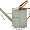 1 Gallon Watering Can, Metal Watering Can with Removable Spout, Farmhouse Galvanzied Water Can, Nice Plant Water Can for Indoor Use and for Outdoor Use