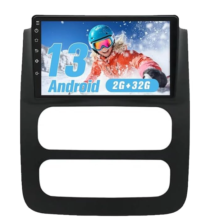 9 inch Upgrade Stereo Radio for Dodge RAM 1500 2500 3500 2003 2004 2005，Android 13 Car with Wireless CarPlay Andriod Auto Double Din GPS AHD Backup Camera Mic