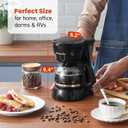 Elite Gourmet EHC4128 Automatic 4-Cup Brew & Drip Coffee Maker with Pause N Serve, Glass Carafe, Reusable Filter, On/Off Switch, Keep Warm, Water Level Indicator, Black