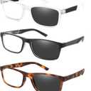 Reading Glasses Men, Transition reader, Auto Sun reader 1.5
