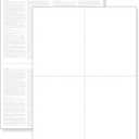 NextDayLabels - W-2 4-Up Employee Tax Forms, Instructions on Back" for 2025, for Laser/Inkjet Printer. Compatible with QuickBooks and Accounting Software ETC. (Pack of 100 Sheets)