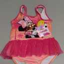 Disney Minnie Mouse Princess Girls UPF 50+ One Piece Bathing Suit for Toddler and Big Kids. 6