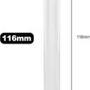 116mm CR Plastic Packaging Pop Top Tubes - Child Resistant Travel Holder Vial Containers - 500 Qty (White)