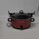 Crock-Pot 6-Quart Cook & Carry Oval Manual Portable Slow Cooker, Red - SCCPVL600-R