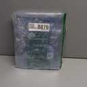 Zipcase 6 Pack Stain, Water and Kitty Scratch Resistant Clear Dining Chair Covers/Slipcovers Chair Protector Waterproof PVC Material, 17”D x 18”W x 4”H with Adjustable Belt Strap, Set of 6