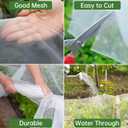 Garden Netting 10x50FT 2 Pack Ultra Fine Mesh, Insect Barrier Bird Netting for Garden Protection, Insect Bug Netting Garden Net for Protecting Plants Vegetables Flowers Fruits