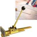 Professional Hardwood Flooring Jack with Felt Positioning Tool for Laminate Flooring Installation Hard Wood Straight Tile Contractor Hand Tool