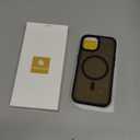 Miracase Magnetic for iPhone 15 Case (Compatible with MagSafe) with 2X Screen Protectors, Military-Grade Protection, Anti-Fingerprint Translucent Matte Phone Cover for iPhone 15 6.1 inch, Black