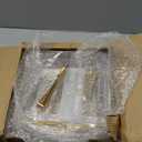 Baderke 2 Sets 11.81" Chilled Serving Tray for Christmas Parties Ice Chilled Party Platter Charcuterie Serving Board Cold Dish Dip with Forks Tongs for Fruit Seafood Vegetable Appetizer (Gold)