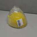ULTECHNOVO Jumbo 10 Inch Yellow Fillable Easter Egg with Handle Clear | Large clear plastic egg with handle for basket fillers and Easter hunts; fillable shell for toddlers and decorations