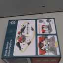 Motorized Train for Wooden Track, 3Pcs Train Toy Set for 3 4 5+Years Old Boy Girl Toddlers, Battery Powered Train Compatible with Thomas & Friends, Brio and Chuggington