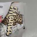 Whaline 6 Sheet Mama Iron On Transfers Patches Leopard Patterns Heat Transfer Iron Patches Leopard Momlife Heat Transfer Stickers for Clothing Fabric DIY Craft Costume DecorAmazon's Choice